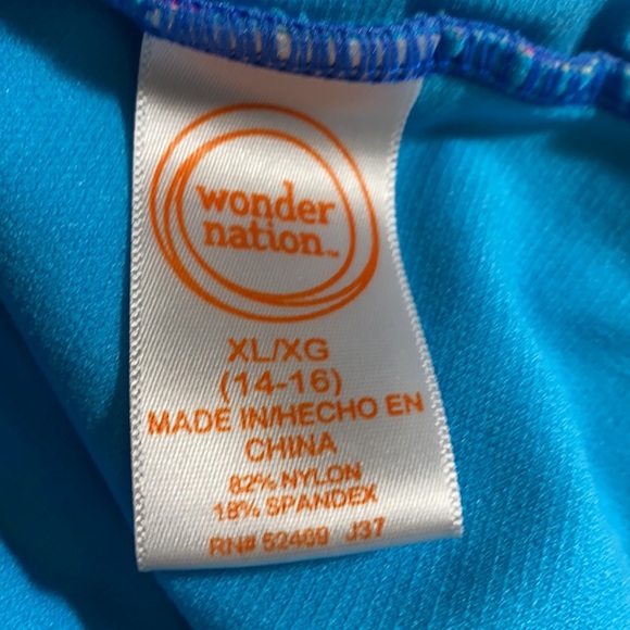 Girls One Piece Swim Suit-size XL(14/16) - Picture 3 of 3